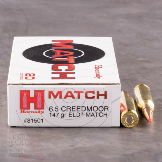 nady Match Rifle 6.5 Creedmoor 147 Gr. ELD Match 20 Rd. Ammo