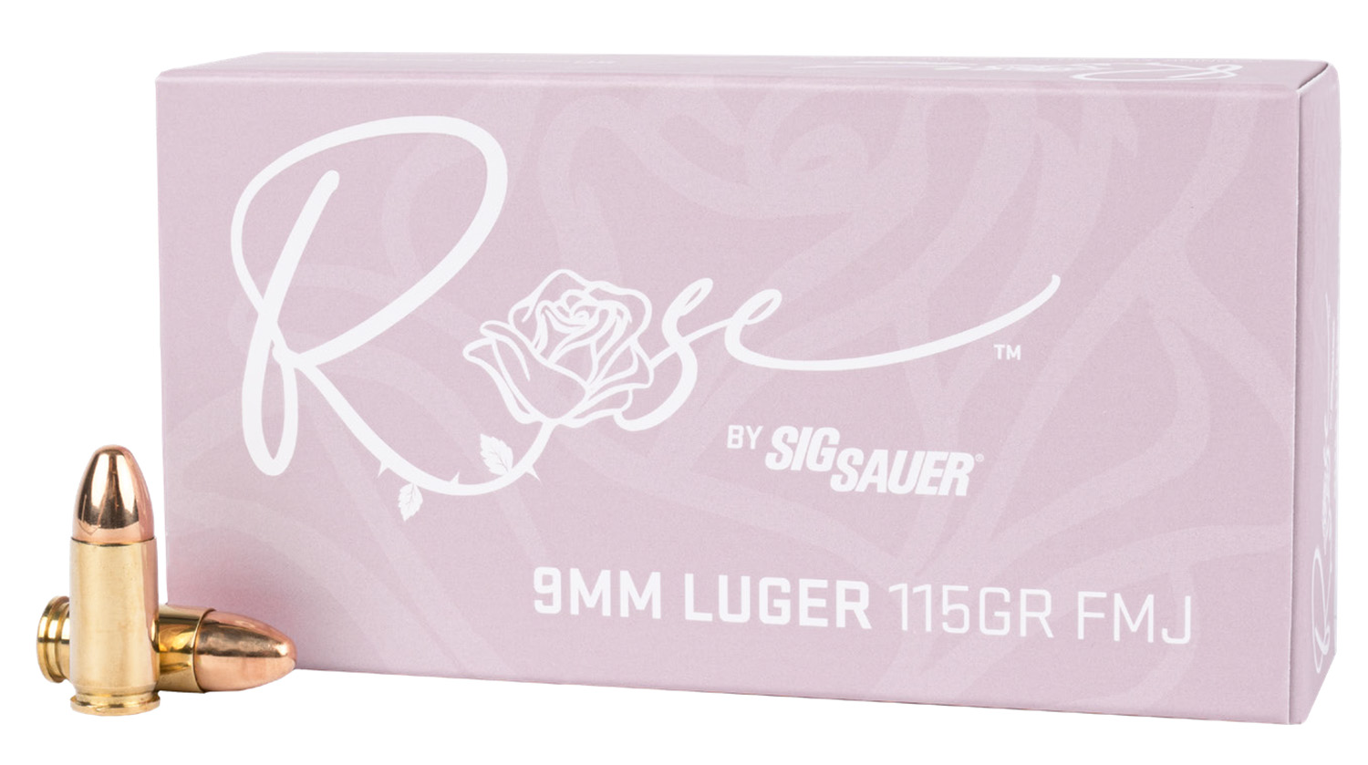  Sauer E9MMB1ROSE50 Rose 9mmLuger 115gr Full Metal Jacket 50 Per Box/20 Case Ammo