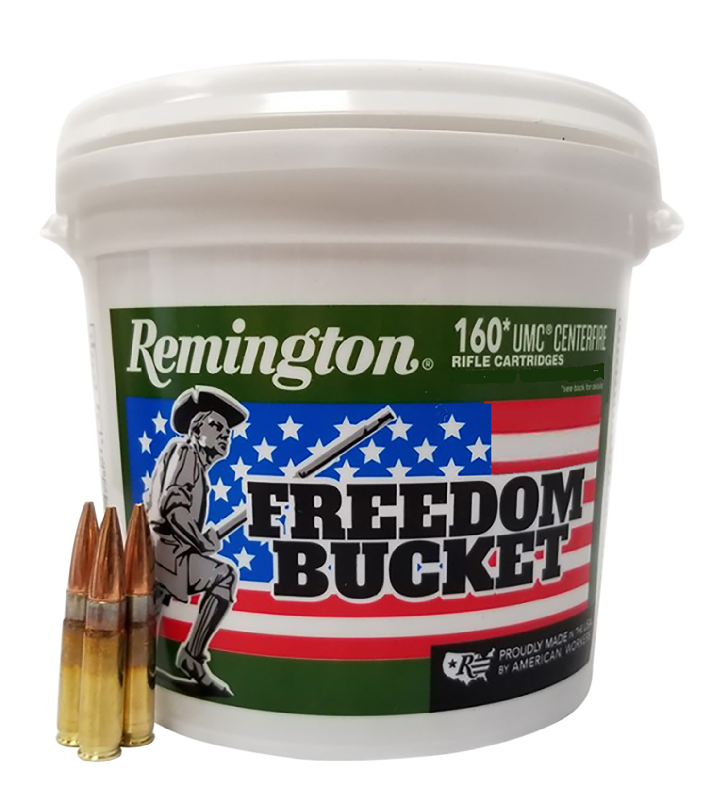 ington Ammunition 20111 UMC Freedom Bucket 300Blackout 220gr Open Tip Flat Base 160 Per Box/4 Case Ammo