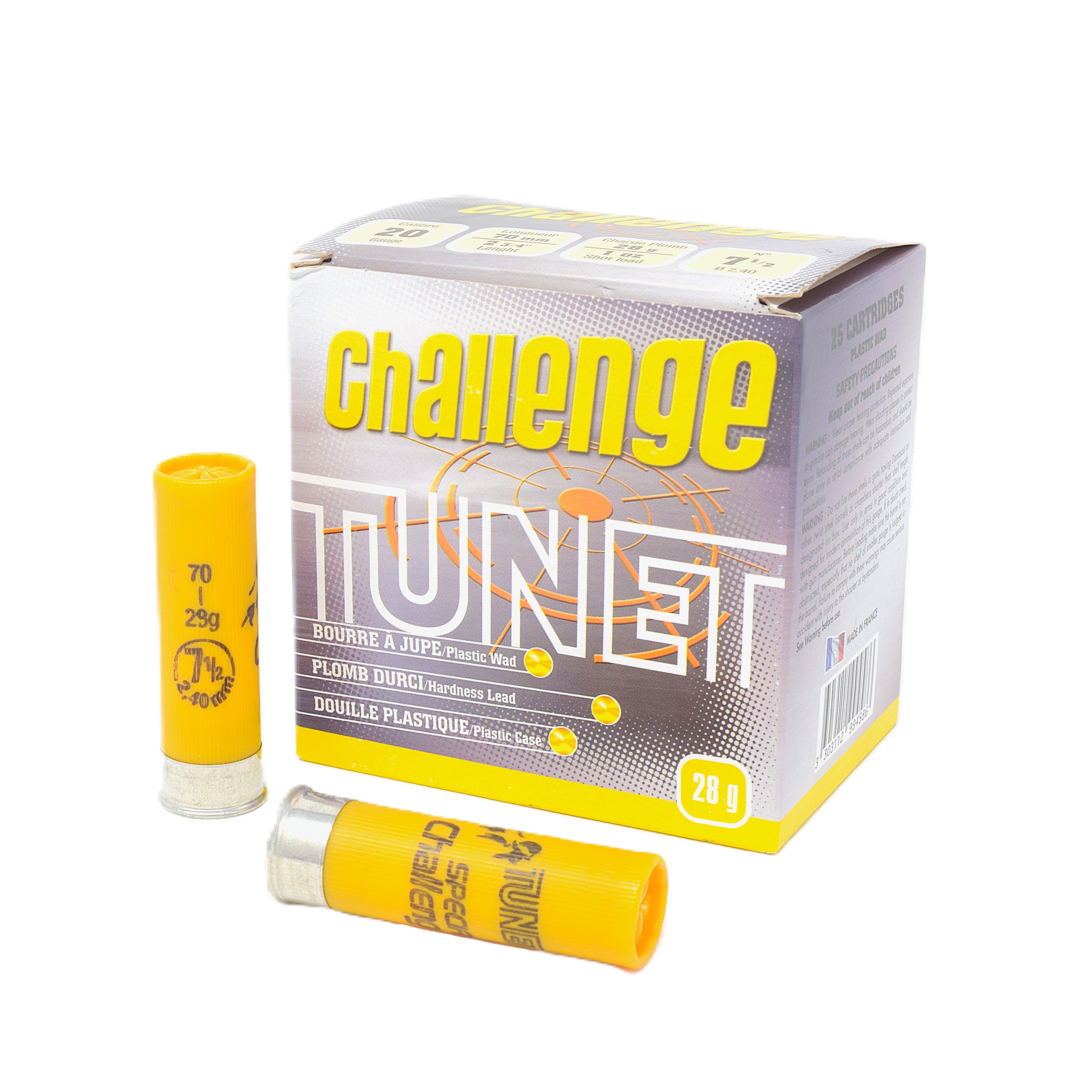 et Challenge 20 Gauge 2-3/4 1oz #7.5 Shot Ammo